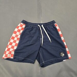 Men's Quiksilver The Original Board Short Swim Shorts Sz Small Blue Red White